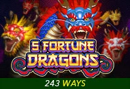 Spadegaming : 5 Fortune Dragons - POWERPLAY128